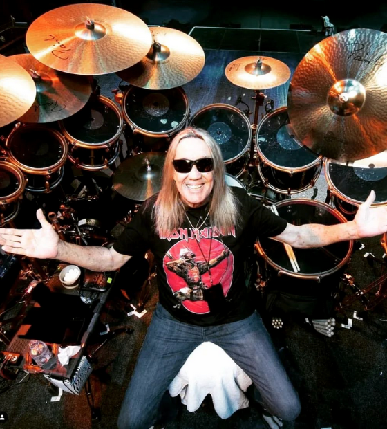  Baterista do Iron Maiden revela que sofreu um AVC 