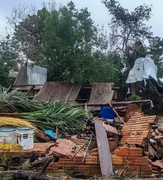  Governo do RS decreta calamidade pública após ciclone, que deixou ao menos 37 mortos