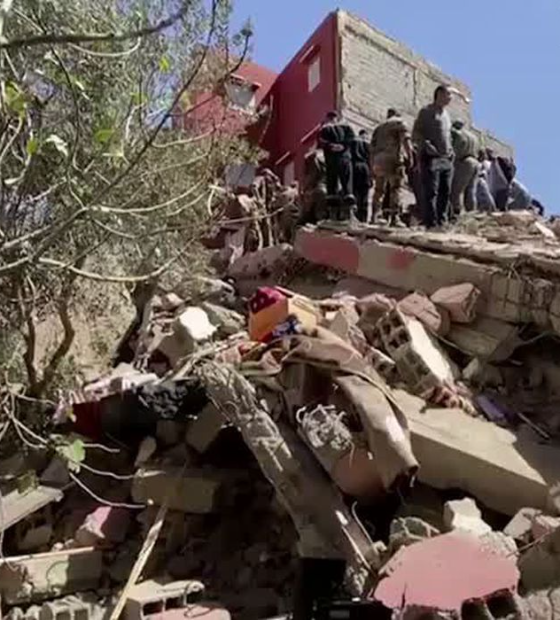 Terremoto deixa mais de mil mortos no Marrocos