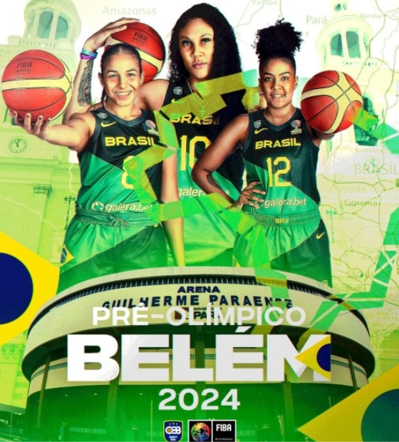 Belém será sede do Pré-olímpico de Basquete Feminino