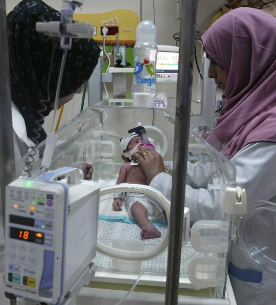 Gaza: mais de 100 bebês prematuros correm risco de vida em hospitais por falta de combustível