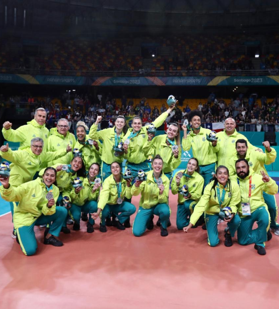 Vôlei feminino é medalha de prata nos Jogos Pan-americanos Santiago 2023