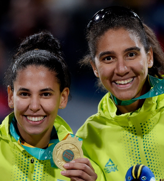 Brasil conquista ouro no vôlei de praia em Santiago 2023