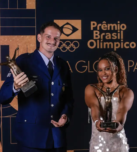 Prêmio Brasil Olímpico coroa Rebeca Andrade e Marcus D'Almeida