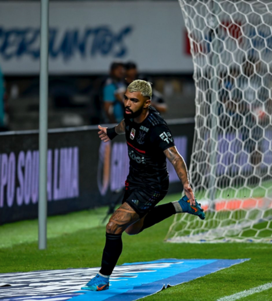 Gabigol desencanta e Flamengo vence com titulares em estádio cheio em Belém 