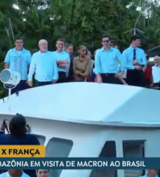 Macron e Lula chegam à ilha do Combu para agenda sustentável e ambiental