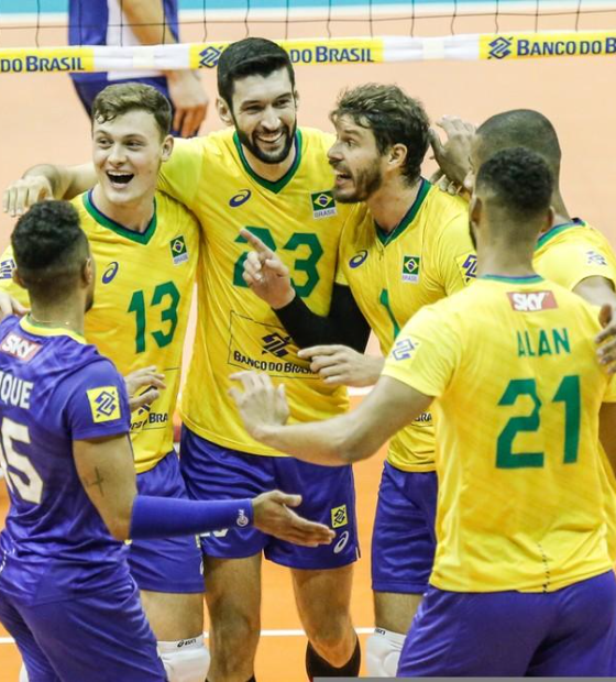 Darlan brilha e seleção brasileira masculina se vinga da Argentina na Liga das Nações de Vôlei