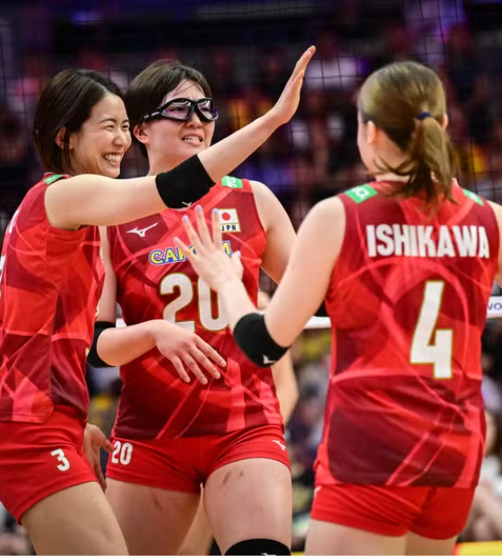 Seleção feminina perde do Japão e disputa 3º lugar na Liga das Nações de vôlei