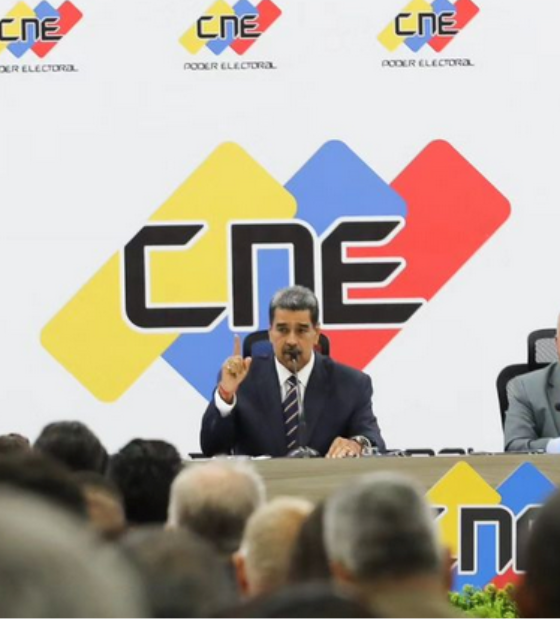 Maduro cita encontro com Celso Amorim em discurso