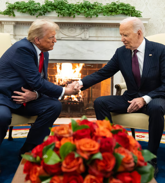 Trump se reúne com Biden em primeira visita à Casa Branca após eleição