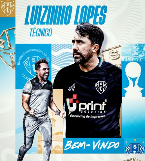 Luizinho Lopes é o novo técnico do Paysandu