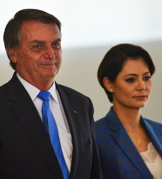 Michelle reage a monitoramento 24 horas de Bolsonaro pela polícia