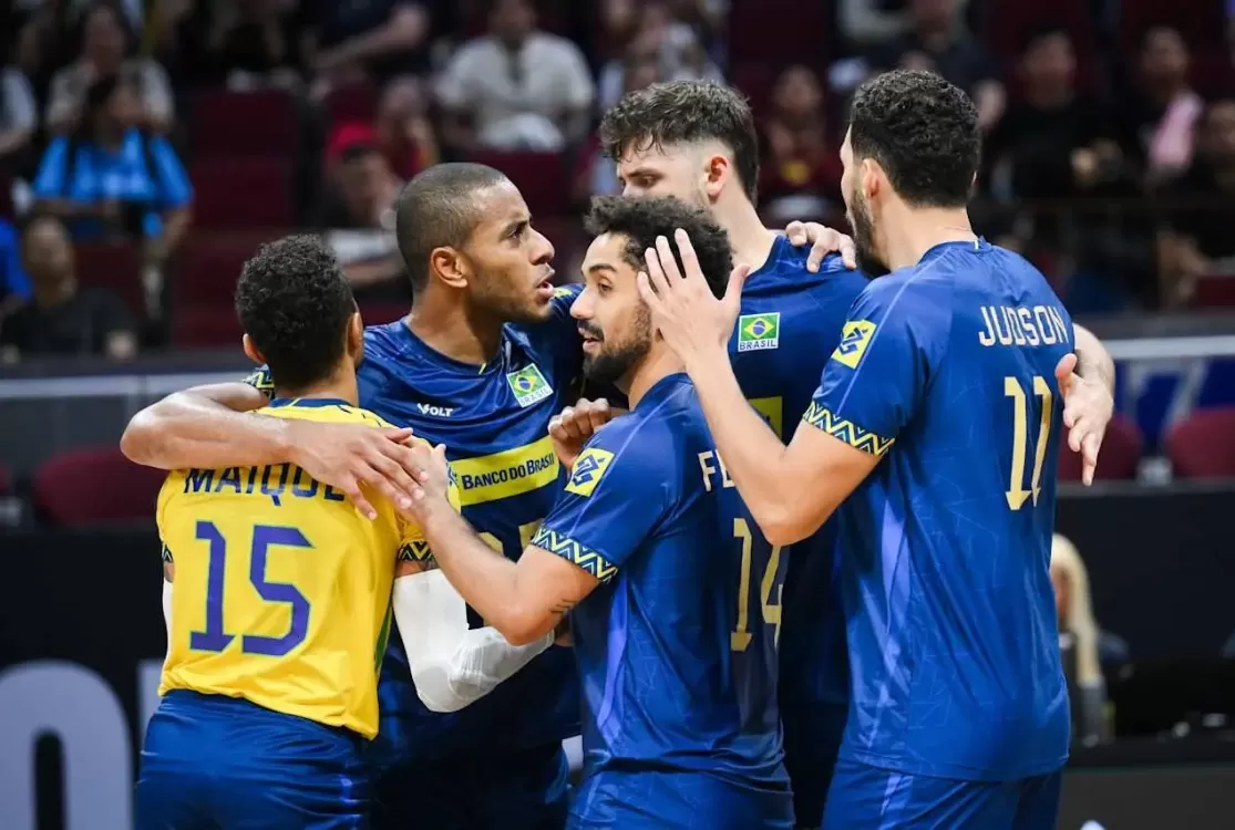 Brasil bate República Checa e está nas oitavas de final do Mundial de vôlei Masculino