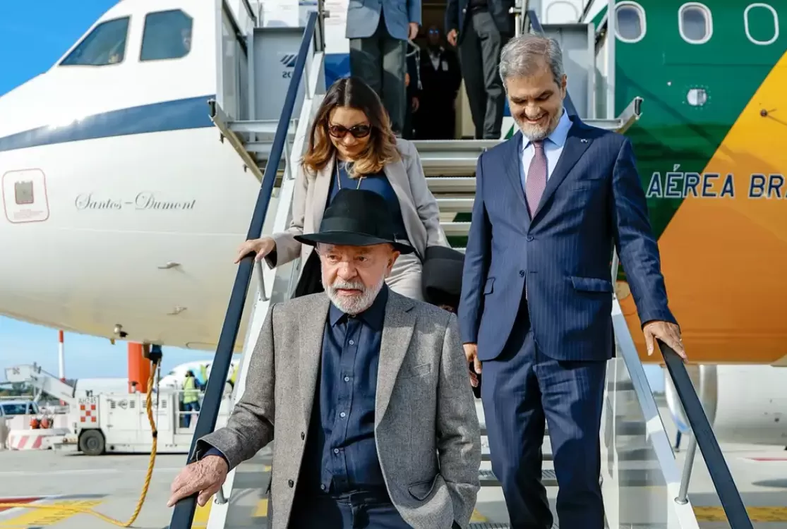 Presdiente Lula chega a Roma para encontro com o papa Leão XIV