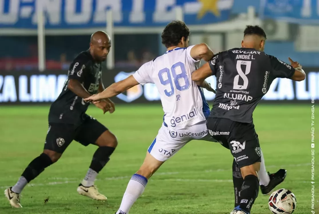 Paysandu perde para o Avaí e vê rebaixamento para a Série C cada vez mais perto