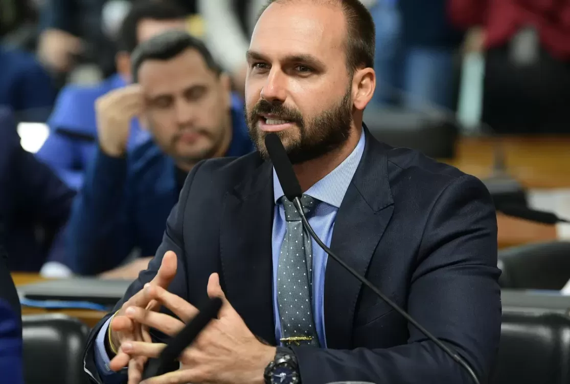 STF forma maioria para aceitar a denúncia contra o deputado Eduardo Bolsonaro