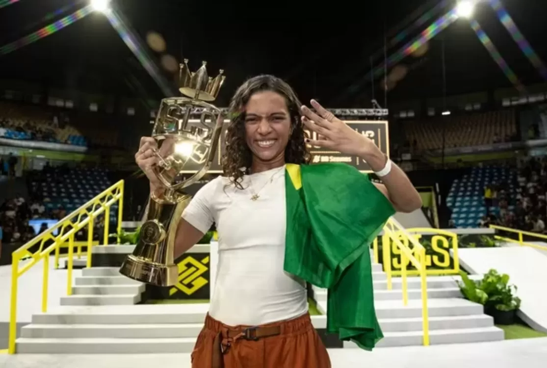 Rayssa Leal domina final em São Paulo e conquista o tetra na liga mundial de skate