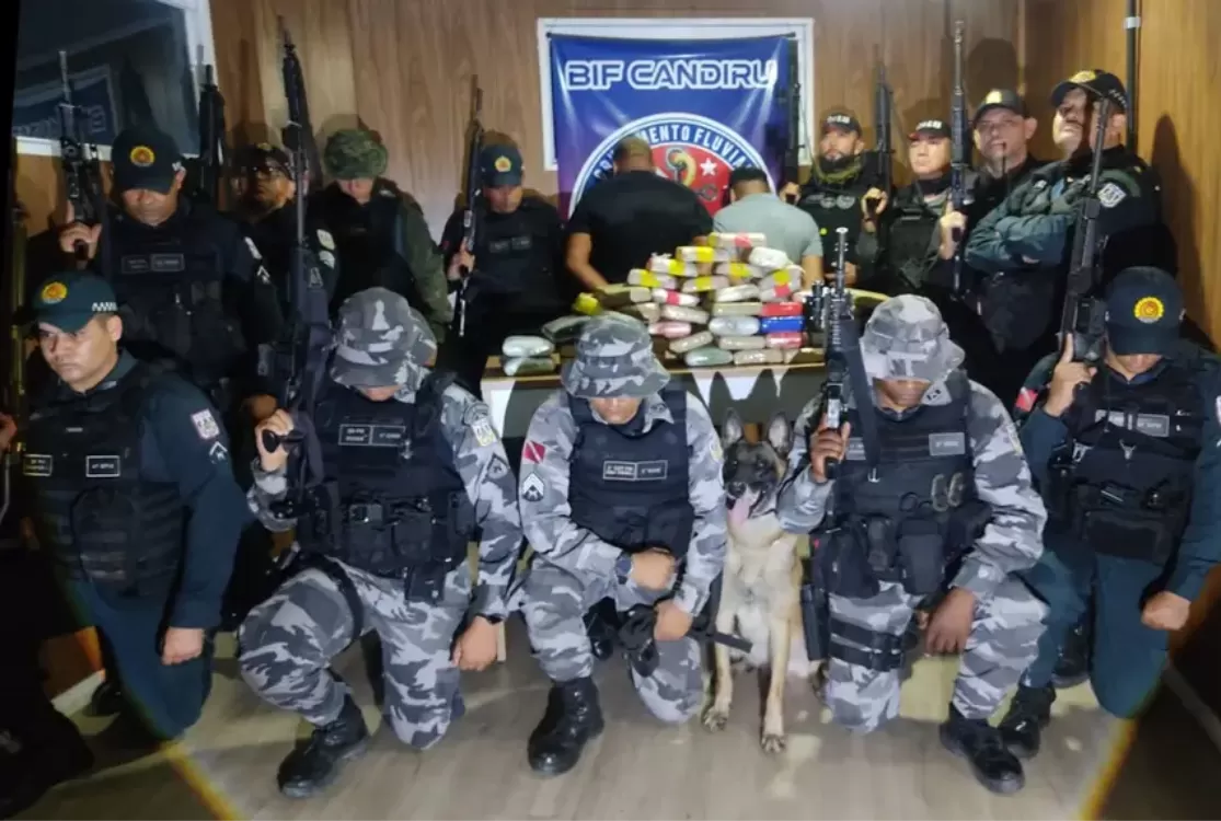 Duas pessoas são presas e 47 kg de drogas apreendidos em ação no Baixo Amazonas