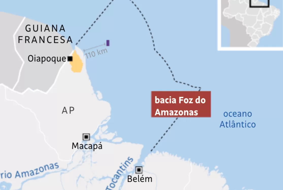 Petrobras protela multa por perfuração de 15 anos na Foz do Amazonas; Ibama oculta processo