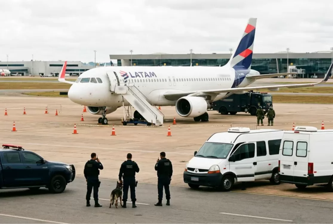 Voo para SP é adiado após suspeita de bomba no aeroporto de Brasília