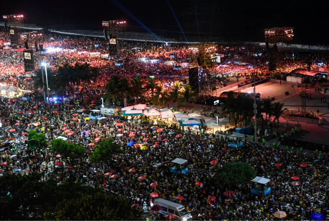 Apresentação de Shakira em Copacabana é destaque na imprensa internacional