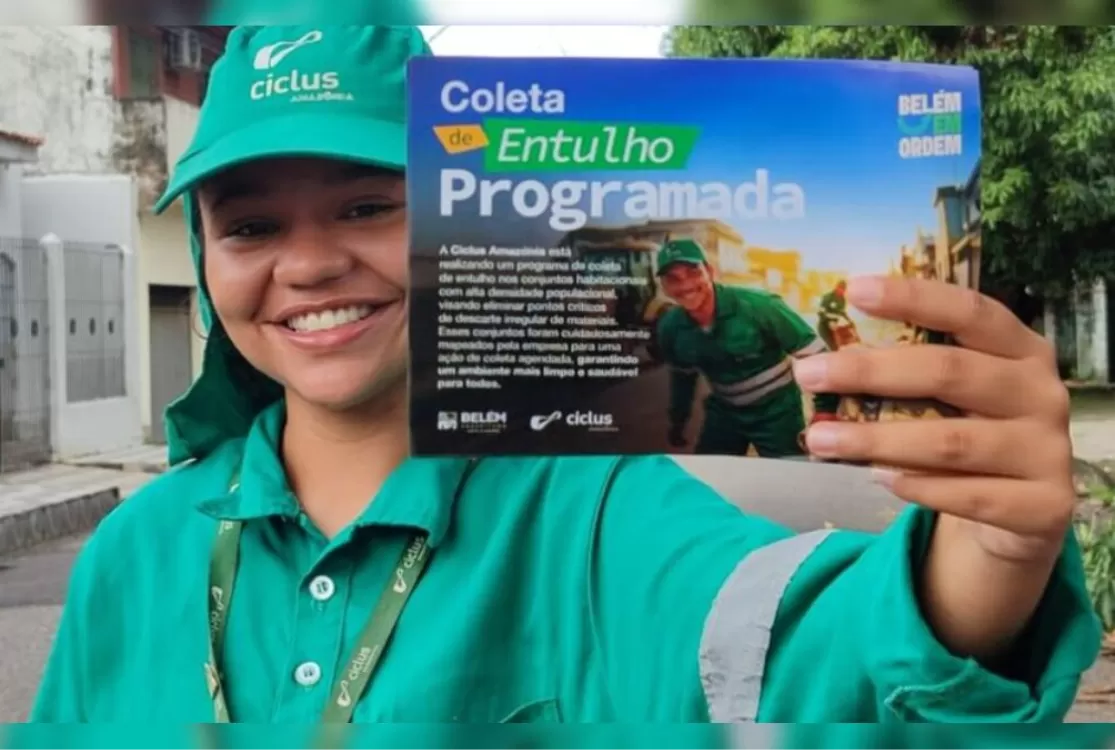 Prefeitura de Belém divulga datas da Coleta Programada de Entulho em julho