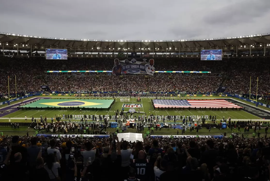 NFL no Rio mostra que maior palco do futebol abraça também o 'football americano'