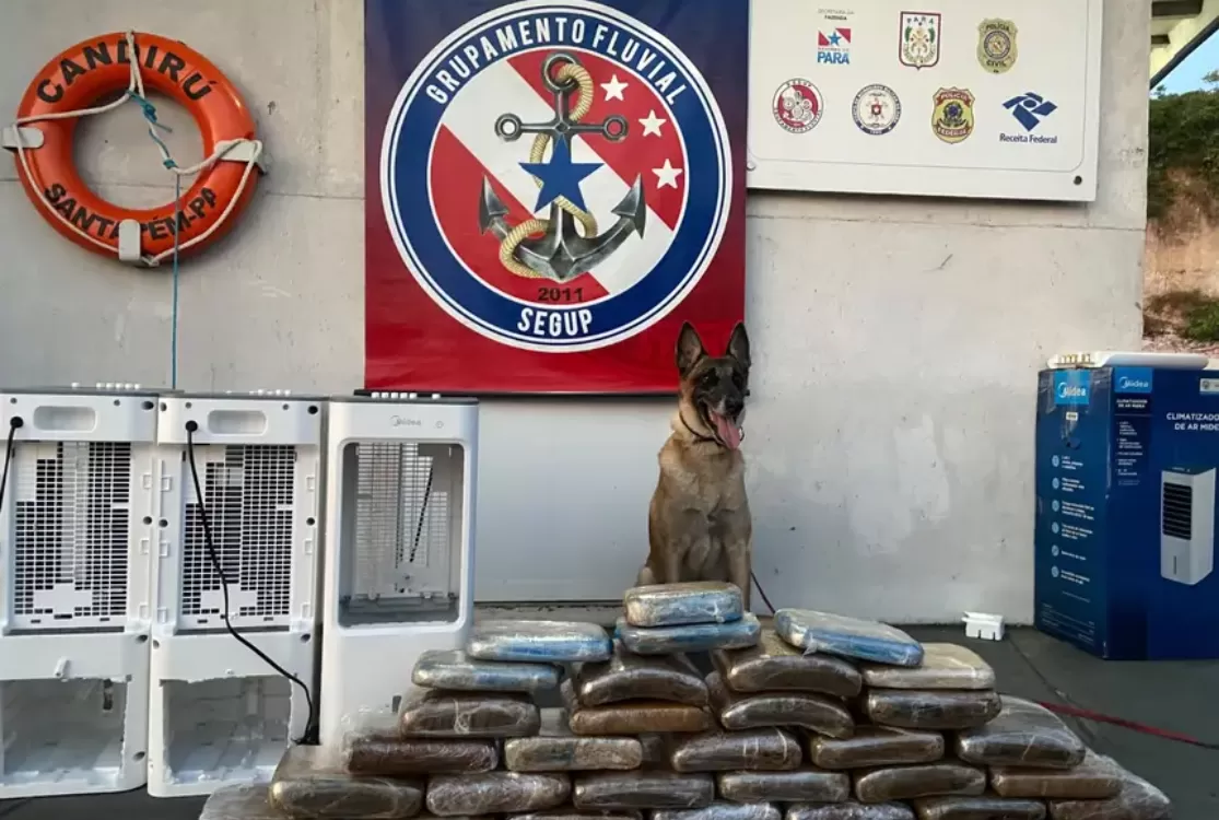 Polícia apreende 34 quilos de drogas escondidos em aparelhos de ar-condicionado